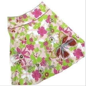 Persaman New York Women's 6 Flared Butterfly Skirt